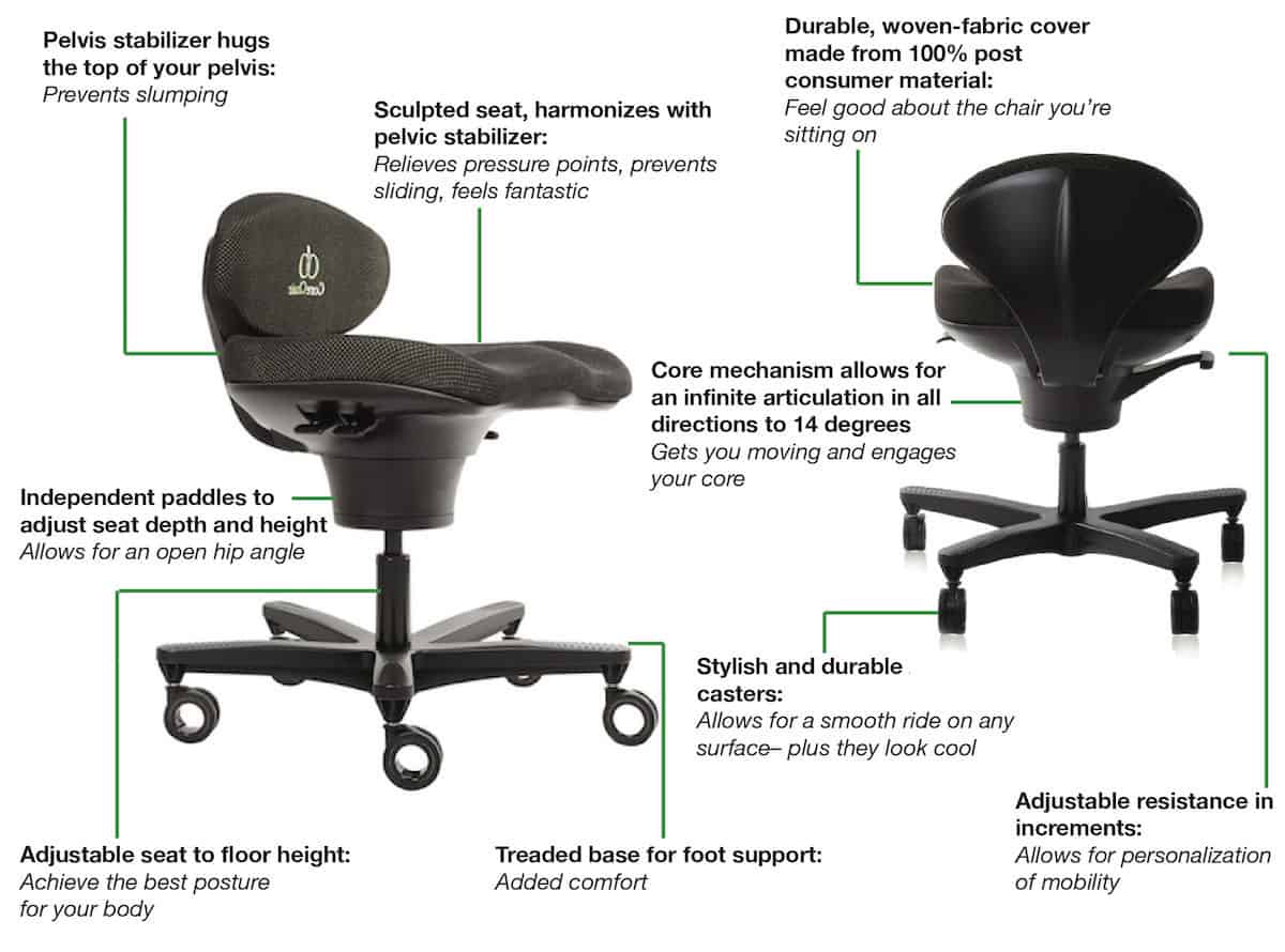 ergonomic chair helps chronic pain