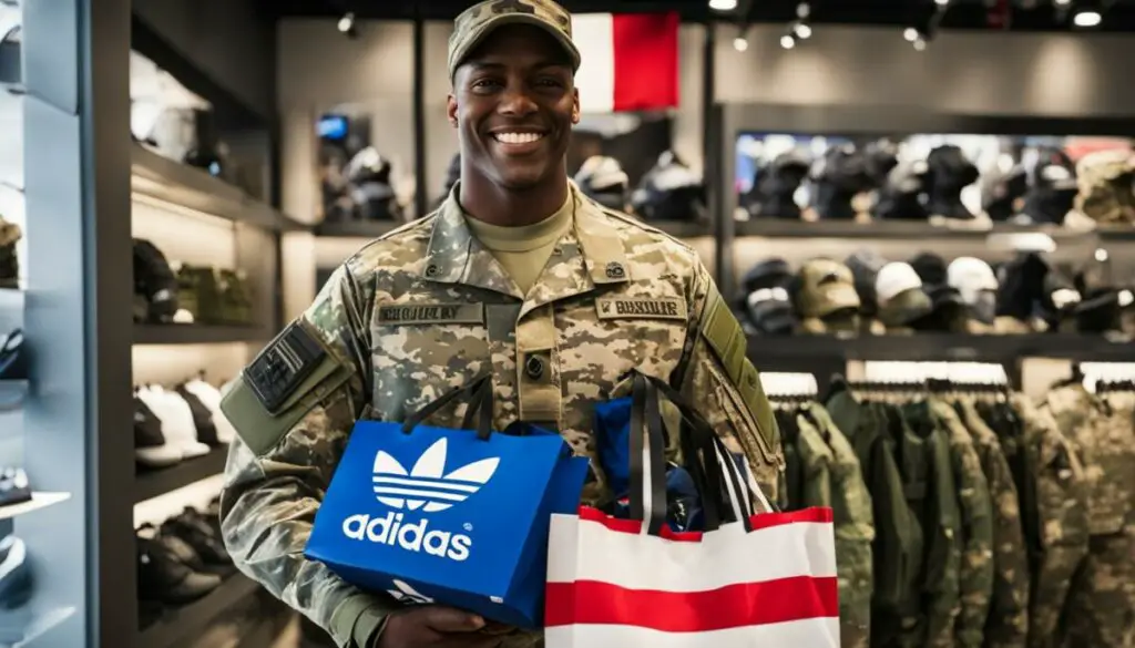 Adidas military benefits