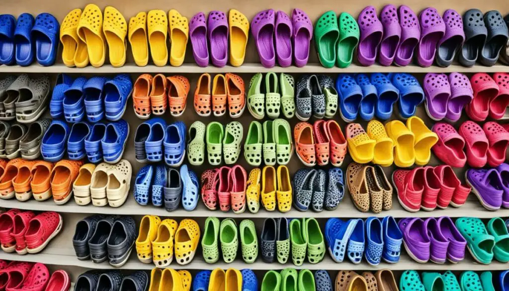 Crocs shoe variety