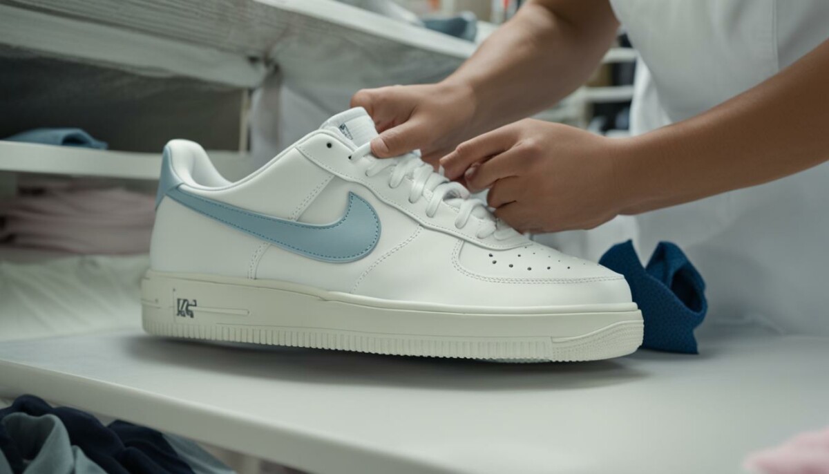 creases out of air force ones